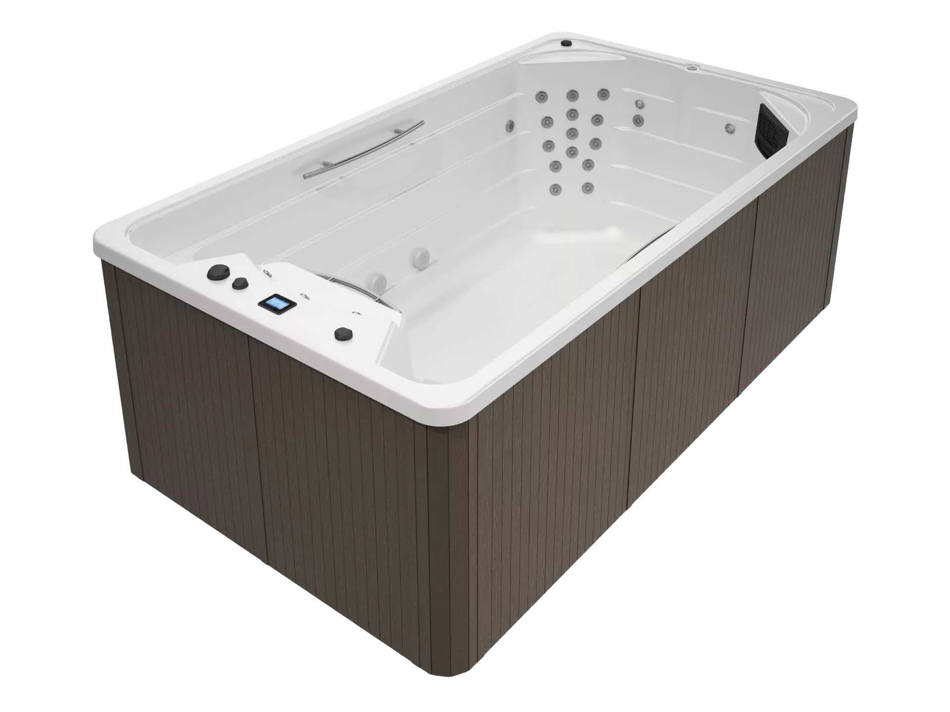 Swimspa compact white synthetic grey 02 5